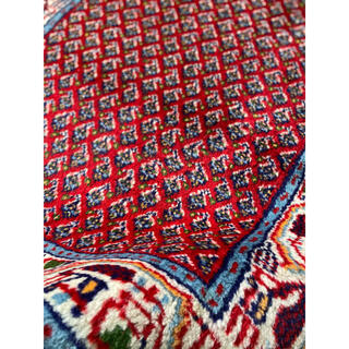 ヴィンテージ ハマダン産 ミルサルーク ペルシャ絨毯 125×68cmの