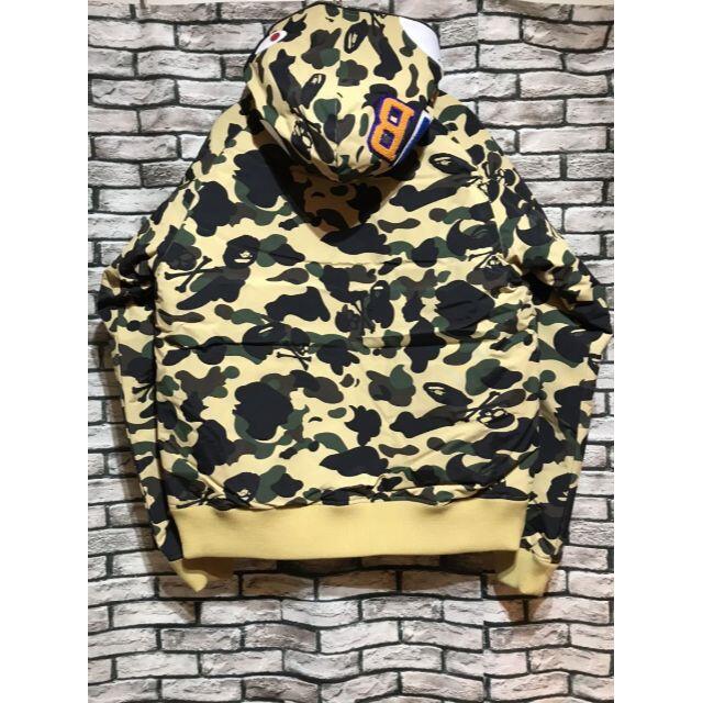 A BATHING APE(アベイシングエイプ)の エイプ×マスターマインド★ MM VS BAPEフーディーダウンジャケット メンズのジャケット/アウター(ダウンジャケット)の商品写真