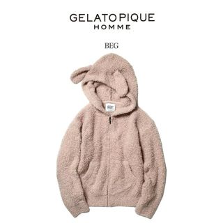 ジェラートピケ(gelato pique)の【期間限定値下】GELATO PIQUE ジェラートピケ　イヌモコパーカー　L (パーカー)