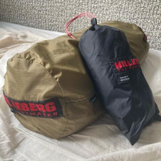 ヒルバーグ(HILLEBERG)の※期間限定値下※美品HILLEBERG Akto サンド 純正フットプリント付き(テント/タープ)