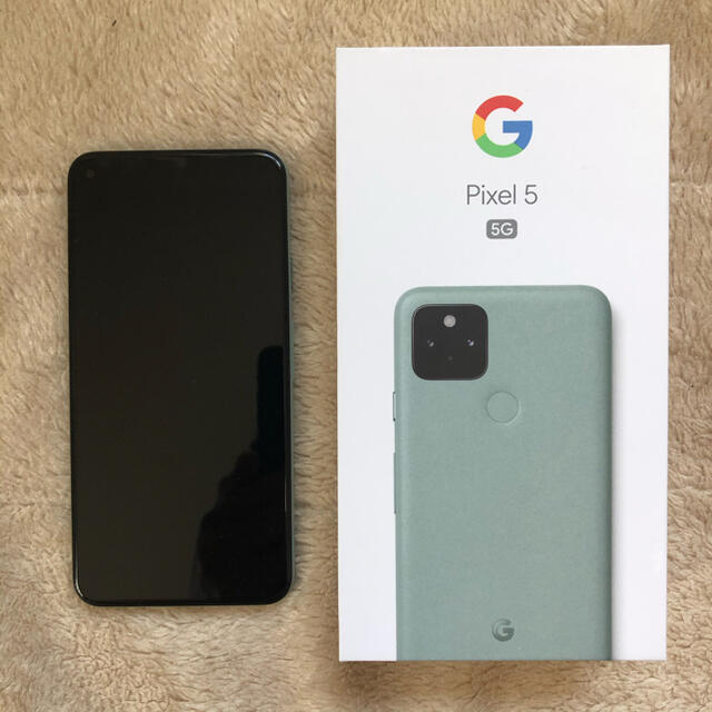 Google Pixel(グーグルピクセル)のGoogle Pixel5 128GB【SIMロック解除済】 スマホ/家電/カメラのスマートフォン/携帯電話(スマートフォン本体)の商品写真