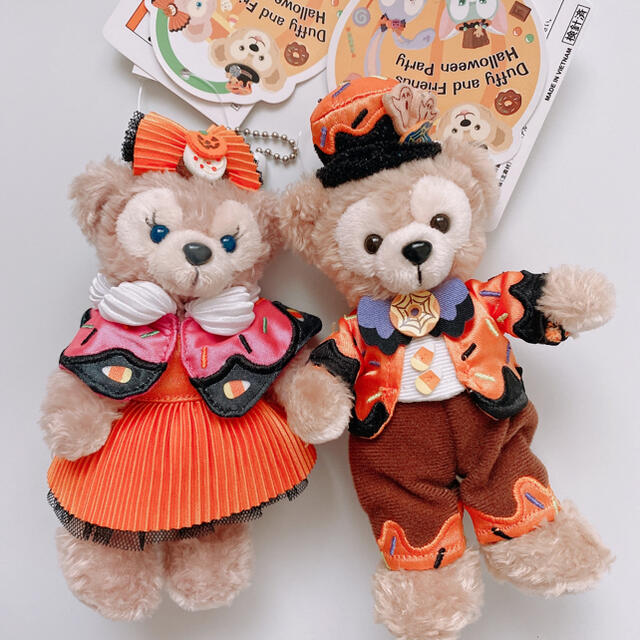 ダッフィー - ダッフィー&シェリーメイ ハロウィン ぬいばセット ダッフィー - ダッフィー&シェリーメイ ハロウィン ぬいばセット