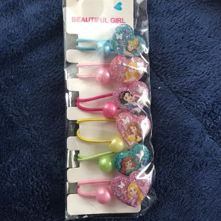 ディズニー(Disney)の☆新品☆ ディズニープリンセス 　ヘアゴムセット(ファッション雑貨)