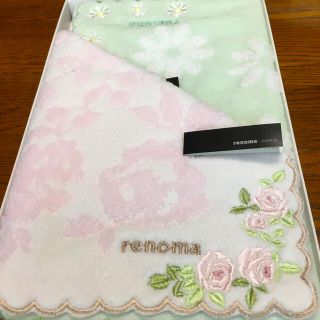 レノマ(RENOMA)のレノマ  タオルハンカチ　2枚セット(ハンカチ)