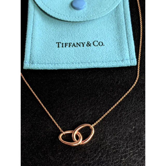 Tiffany & Co.(ティファニー)のJ様専用❗️ティファニー  ダブルループ　ネックレス　K18 レディースのアクセサリー(ネックレス)の商品写真