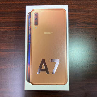 ギャラクシー(Galaxy)のりう様専用 Galaxy A7 64GB Gold simフリー ２台(スマートフォン本体)