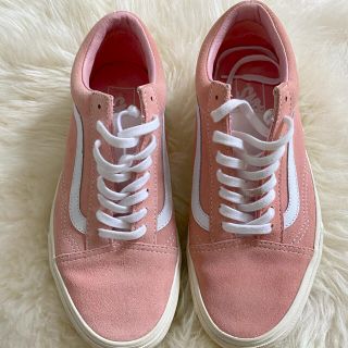 ヴァンズ(VANS)のヴァンズ　VANS ピンク　スエード　24.5cm(スニーカー)