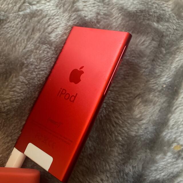 iPod(アイポッド)の第7世代　ipod nano 16Gb ピンクソフトカバー付き スマホ/家電/カメラのオーディオ機器(ポータブルプレーヤー)の商品写真