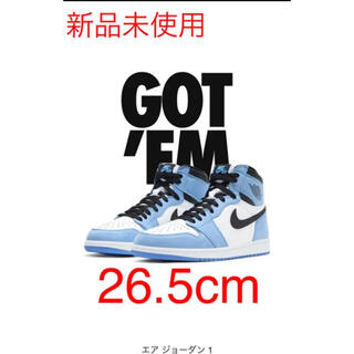 ナイキ(NIKE)のNIKE AIR JORDAN 1 HIGH UNIVERSITY BLUE(スニーカー)