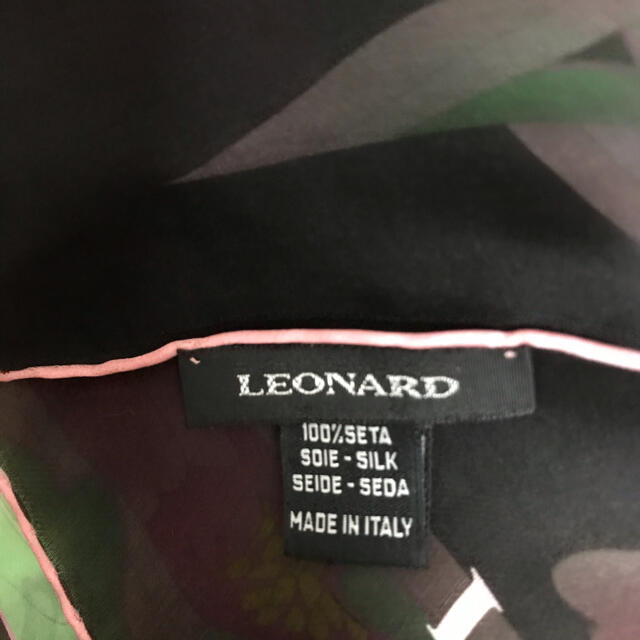 レディース LEONARD - mayu様専用‼️レオナール シルク100% スカーフ ...