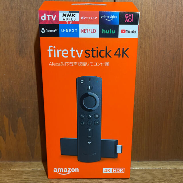 Fire TV Stick 4K - Alexa対応音声認識リモコン付属 スマホ/家電/カメラのテレビ/映像機器(その他)の商品写真