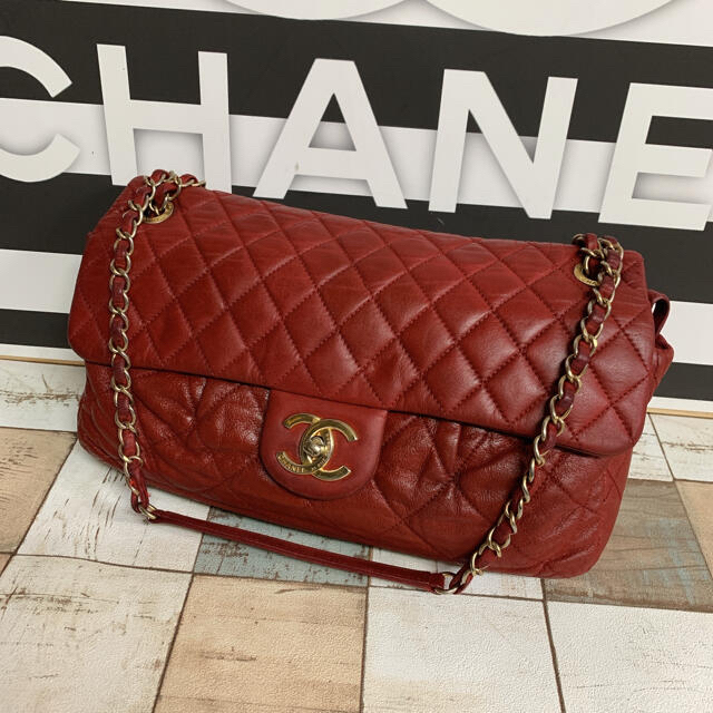 ショルダーバッグCHANEL シャネル プリーツレザー マトラッセ チェーンショルダー バッグ