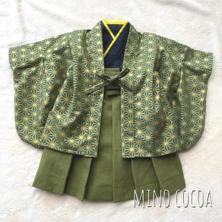 handmade baby HAKAMA 70-80cm(和服/着物)