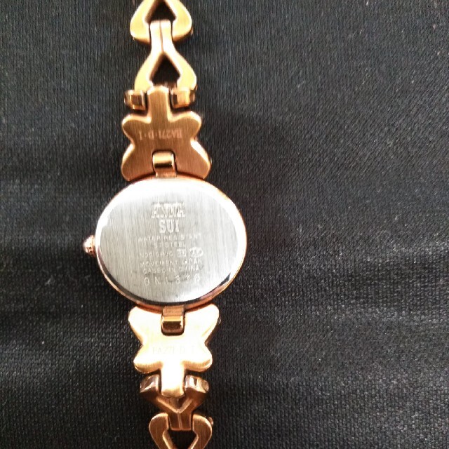 ANNA SUI(アナスイ)の週末価格☆アナスイ　ピンクゴールド　時計 レディースのファッション小物(腕時計)の商品写真