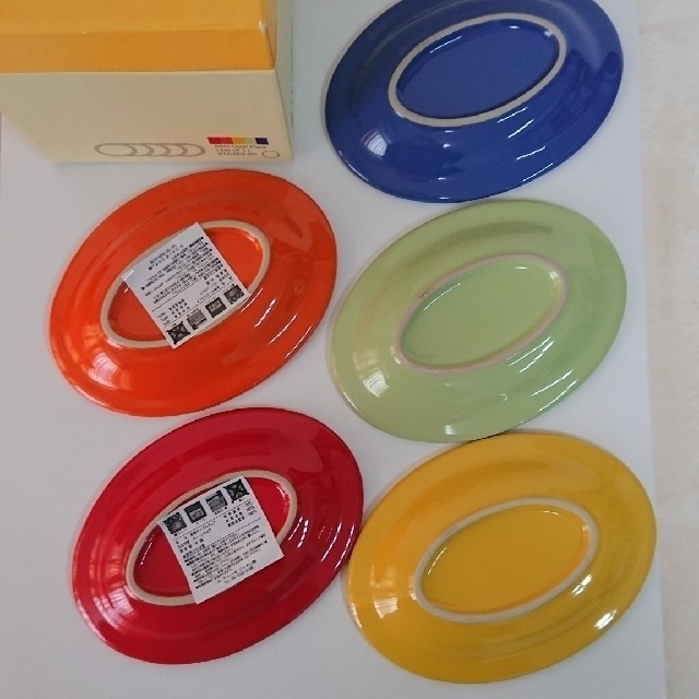 LE CREUSET - ル・クルーゼ ミニオーバルプレート 5枚組の通販 LE CREUSET - ル・クルーゼ ミニオーバルプレート 5枚組の通販