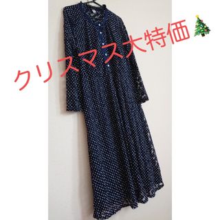 クリスマス大特価！！大人気のシースルー大きめワンピース☆オールシーズン用(ロングワンピース/マキシワンピース)