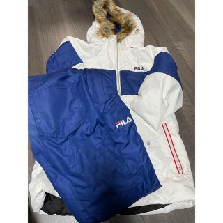 FILA スキー　スノボー　ウェア　カラフル　メンズ　Lサイズ　サロペット　上下