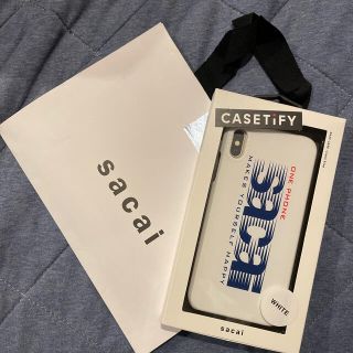 サカイ(sacai)の新品 sacai iPhone XS Max ケース(iPhoneケース)