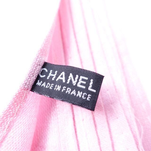 CHANEL シャネル ストール ピンクx青x紫等(総柄) 4199924S0001 CHANEL - □CHANEL ストール ピンクの通販 by おまかせ出品代行