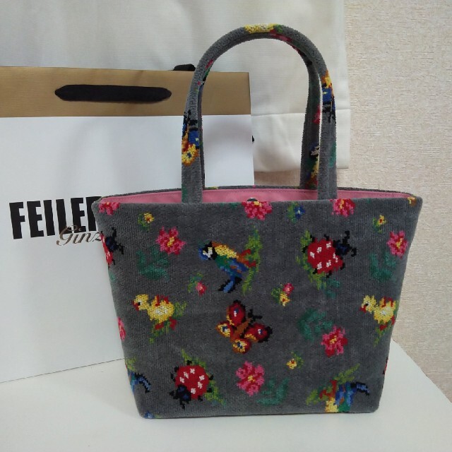 FEILER - 【新品】フェイラー ハイジ グレー トートバッグ 完売品の