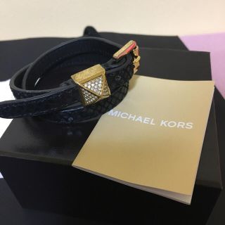 マイケルコース(Michael Kors)のマイケルコース レザーブレス(ブレスレット/バングル)