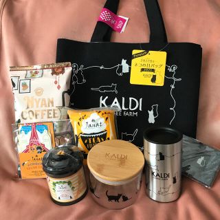 カルディ(KALDI)のKALDI ネコの日 バッグ (タンブラー)