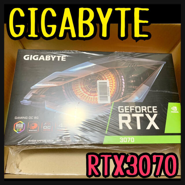 GIGABYTE RTX3070 GV-N3070GAMING OC-8GD