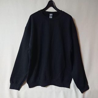 ギルタン(GILDAN)の【新品】GILDAN 裏起毛スウェット（ブラック）XL(スウェット)