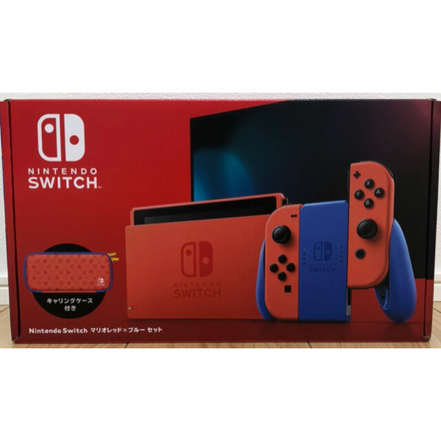 【新品未開封】任天堂 Switch 本体　マリオレッド×ブルーセット　スイッチのサムネイル