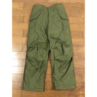 希少 デッドストック 米軍 M65 アルミジッパー カーゴパンツ S ARMY