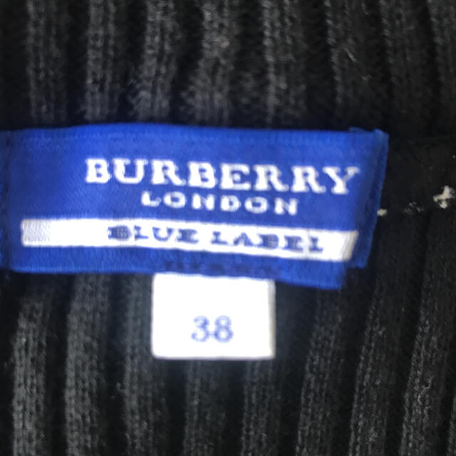 BURBERRY BLUE LABEL(バーバリーブルーレーベル)のバーバリー　ドッキングワンピース　Mサイズ相当 レディースのワンピース(ひざ丈ワンピース)の商品写真