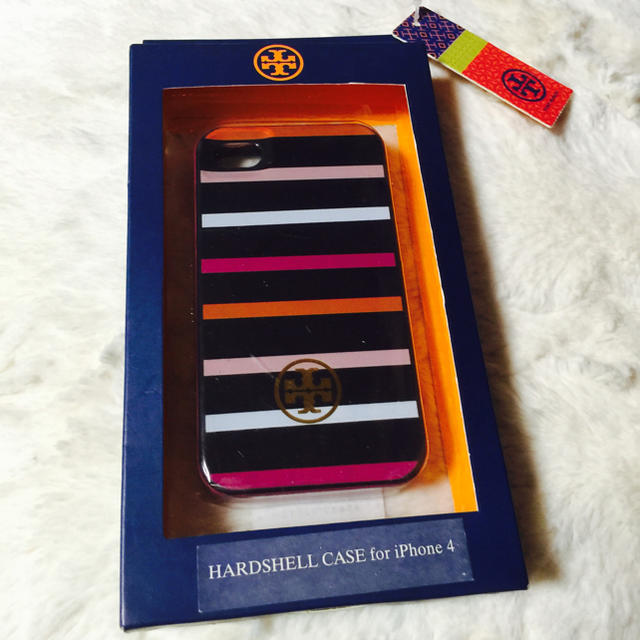 Tory Burch(トリーバーチ)のトリーバーチ♡携帯ケース♡iPhone4 スマホ/家電/カメラのスマホアクセサリー(iPhoneケース)の商品写真