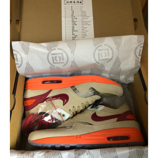 NIKE AIR MAX1×CLOT KISS OF DEATH  28.0 2