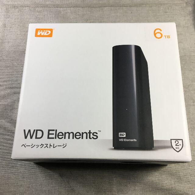WD デスクトップHDD 6TB USB3.0 WD Elements