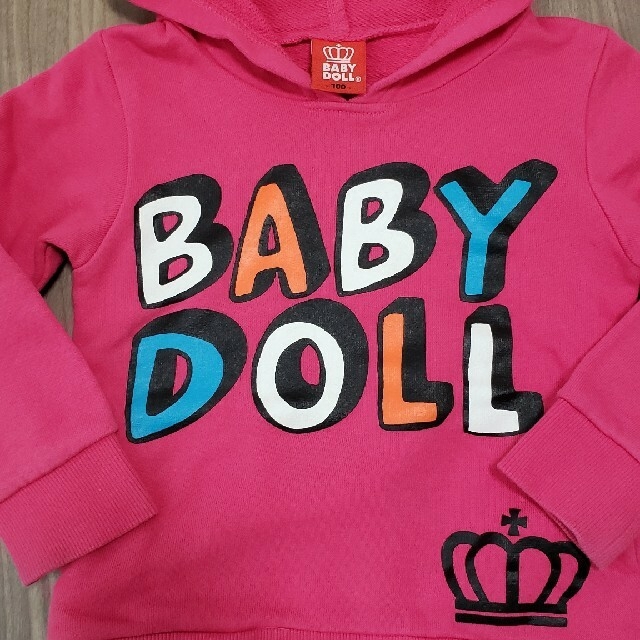 BABYDOLL - ベビードール フード付きトレーナー サイズ100の通販 by mika8339's shop|ベビードールならラクマ BABYDOLL - ベビードール フード付きトレーナー サイズ100の通販 by mika8339's shop|ベビードールならラクマ