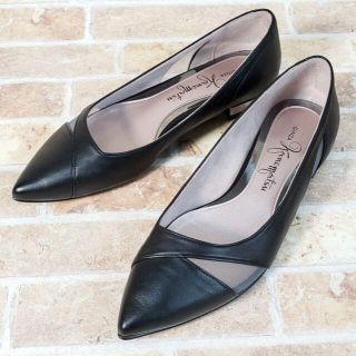 銀座かねまつ♡パンプス フラットシューズ モードエジャコモ