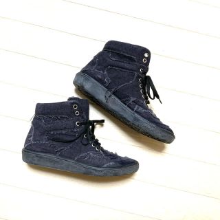 【新品】MM6 MaisonMargiela  デニム ハイカットスニーカー