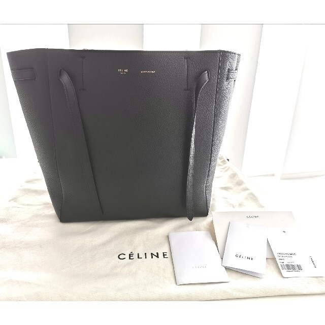 旧ロゴ CELINE セリーヌ カバファントムスモール ブラック（黒 ...