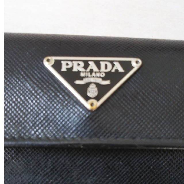 PRADA(プラダ)の【PRADA】プラダ財布 ブラック メンズのファッション小物(折り財布)の商品写真