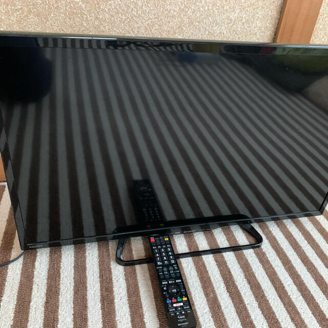 液晶カラーテレビ 2017年製 + Netflix対応リモコン+1mテレビ線付