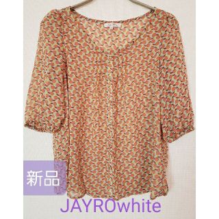 ジャイロホワイト(JAYRO White)の新品☆柄シフォンブラウス(シャツ/ブラウス(長袖/七分))