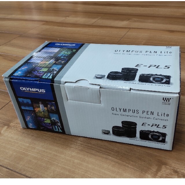 OLYMPUS(オリンパス)の【中古】オリンパス PEN Lite E-PL5 ダブルズームキット 本体難あり スマホ/家電/カメラのカメラ(ミラーレス一眼)の商品写真