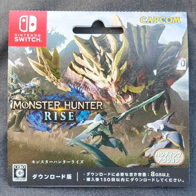 本日限定!!!モンスターハンターライズ RISE モンハンライズ ソフト