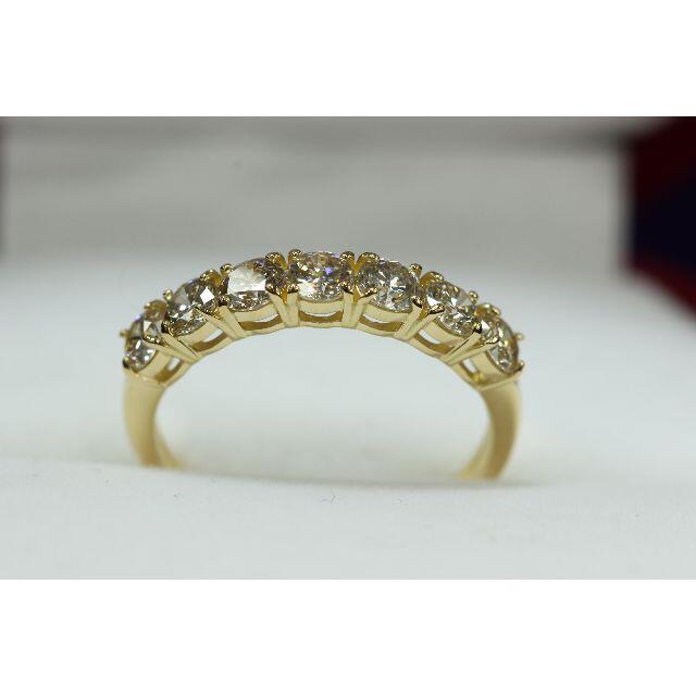 K18イエローゴールド ブラウンダイヤモンド 1.00ct リング レディースのアクセサリー(リング(指輪))の商品写真