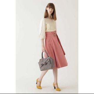 ジルスチュアート(JILLSTUART)のJILLSTUART  ピンクスカート(ひざ丈スカート)