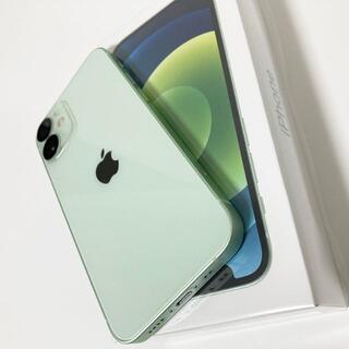 アップル(Apple)のiPhone12 mini グリーン 128GB SIMフリー 超美品 ケース付(スマートフォン本体)