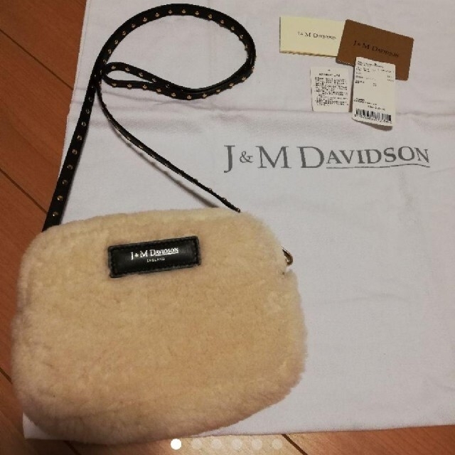 j＆m davidson ムートン　ショルダーバッグ