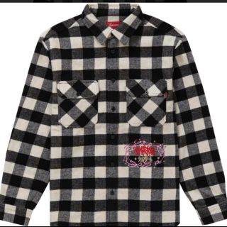 シュプリーム(Supreme)のsupreme シュプリーム　1-800バッファローシャツ　グレー　S(シャツ)