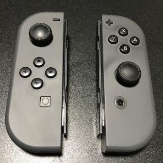 ニンテンドースイッチ(Nintendo Switch)の【ジャンク品】Switch ジョイコン グレー(その他)