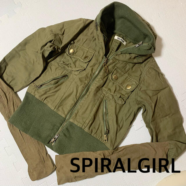 SPIRAL GIRL(スパイラルガール)の【美品!! 送料無料】スパイラルガール アウター ジャケット ブルゾン Gジャン レディースのジャケット/アウター(Gジャン/デニムジャケット)の商品写真